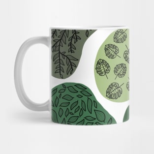 Blob Leaf Pattern Mug